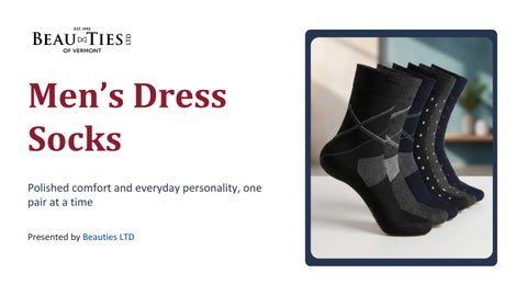 Step Up Your Style with Men’s Dress Socks | Beauties LTD