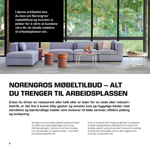Norengros – våre møbelleverandører 第 2 页