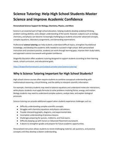 Science Tutoring_ Help High School Students Master Science and Improve Academic Confidence