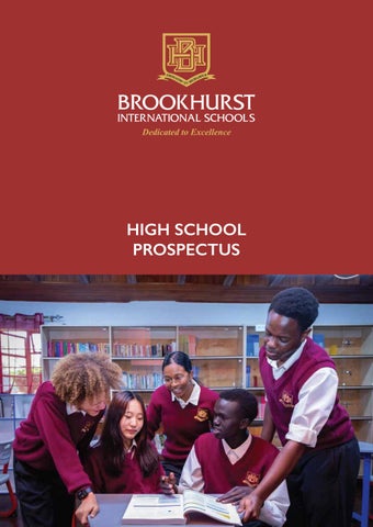 BIS HIGH SCHOOL PROSPECTUS