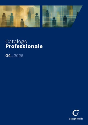 Catalogo Professionale Giappichelli // 4-2026