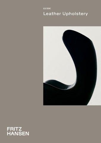 Fritz Hansen - 皮革 指南 2026 第 1 页