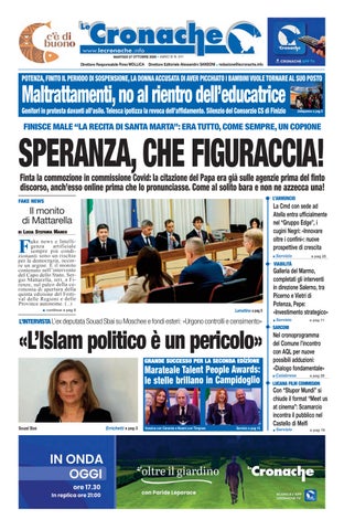 Cronache del 27 ottobre 2026
