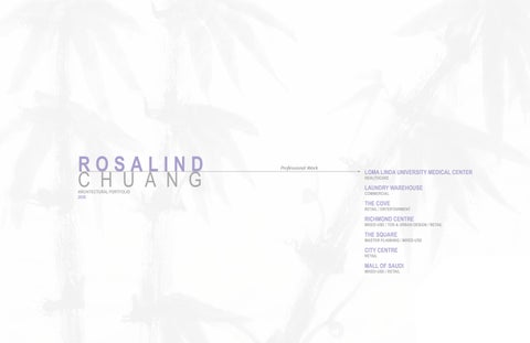Rosalind Chuang - Portfolio 2026