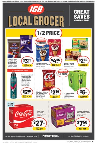NSW - IGA Local Grocer (Kirribilli) 28.10.26