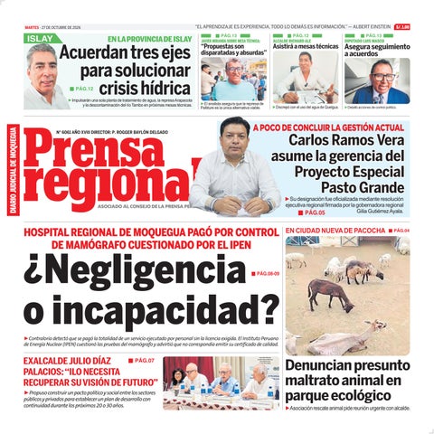 La Prensa Regional – Martes 27 de octubre de 2026