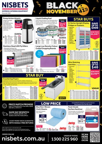 Nisbets Black November 2026 Australia 第 1 页
