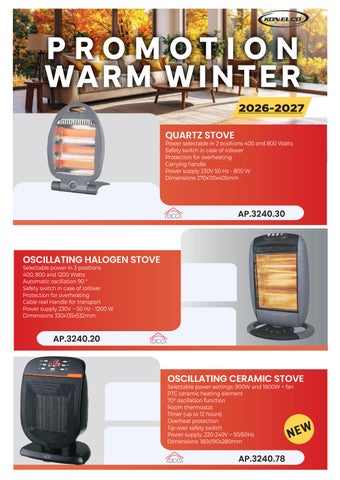Warm 冬季 Promotion 第 1 页
