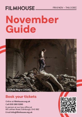 Filmhouse November 2026 Brochure