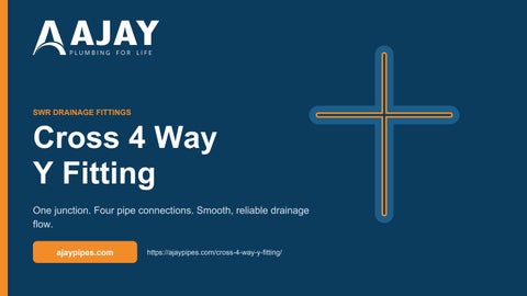 Cross 4 Way y Fitting