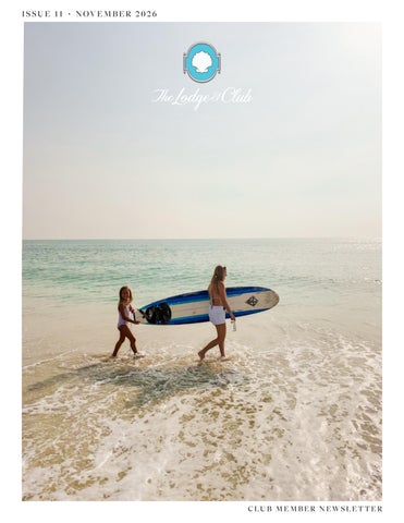 The Lodge & Club Newsletter | November of 2026