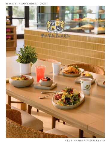 Ponte Vedra Inn & Club Newsletter | November of 2026