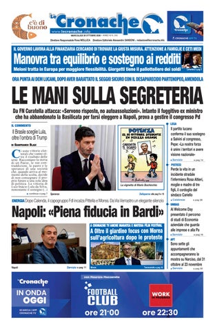Cronache del 28 ottobre 2026