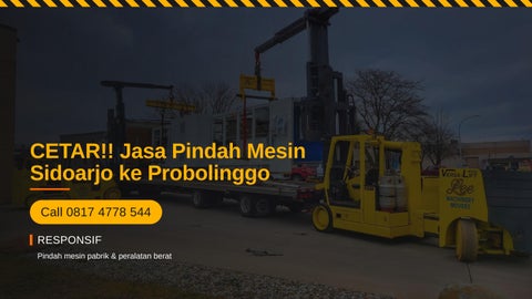 Jasa Pindah Mesin Sidoarjo Ke Probolinggo, Tlp 0817 4778 544, RESPONSIF..!!