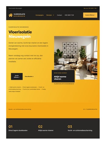 Vloerisolatie Nieuwegein