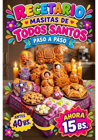 Recetario. todos santos.A.S.