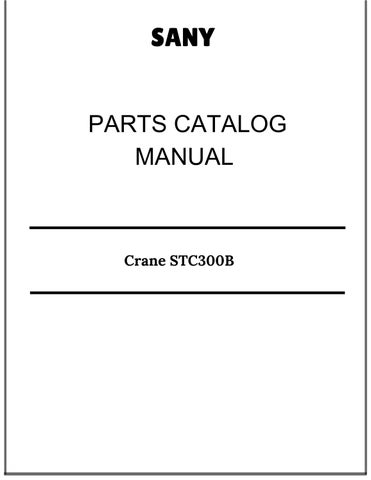 Sany Crane STC300B Parts Catalog Manual