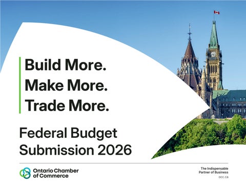 OCC Federal Budget Submission 2026