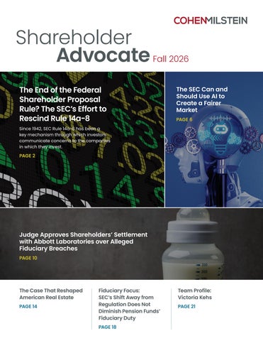 Shareholder Advocate Fall 2026