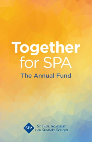 Together For SPA: The Annual Fund