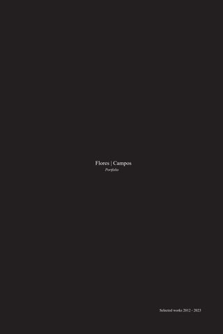 Portfolio - Sergio Flores Campos
