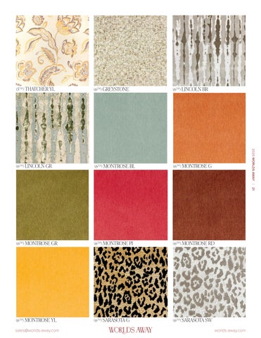 Worlds Away 定制 Upholstery Supplement 第 21 页