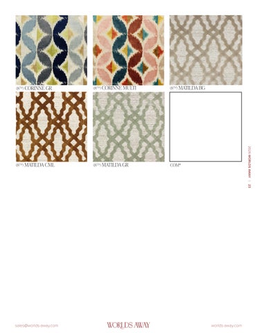 Worlds Away 定制 Upholstery Supplement 第 23 页