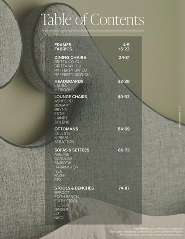 Worlds Away 定制 Upholstery Supplement 第 3 页
