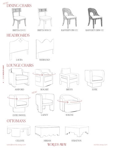 Worlds Away 定制 Upholstery Supplement 第 4 页