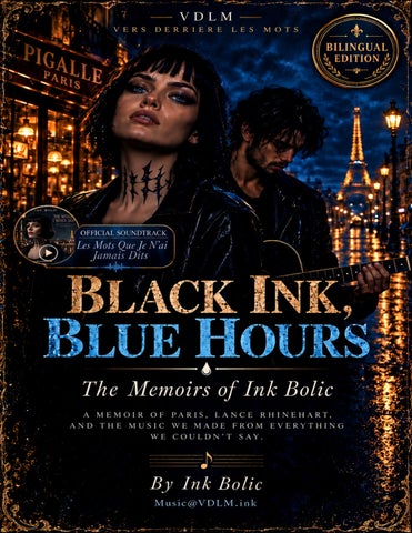 BLACK INK, BLUE HOURS (BILINGUAL Fully ILLUSTRATED) v11