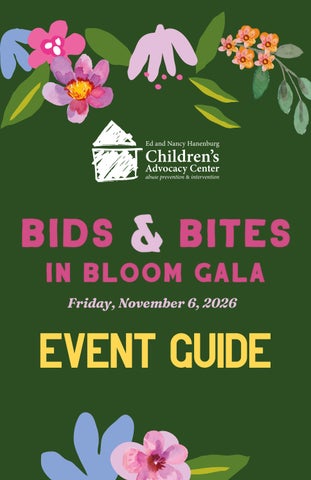 Bids & Bites in Bloom 2026 Catalog
