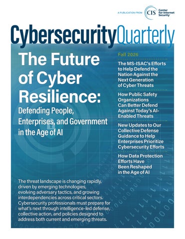 Cybersecurity Quarterly Fall 2026