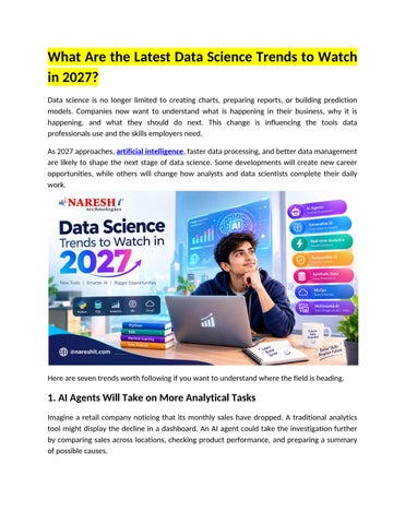 Begin Your Data Science Learning Journey with NareshIT