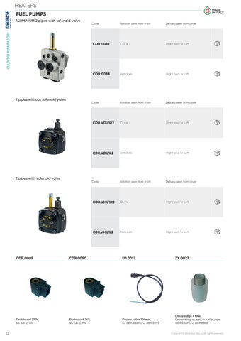 2026 - HP Washers Heater Spare Parts - ENG 第 12 页