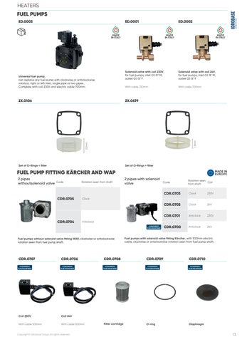 2026 - HP Washers Heater Spare Parts - ENG 第 13 页