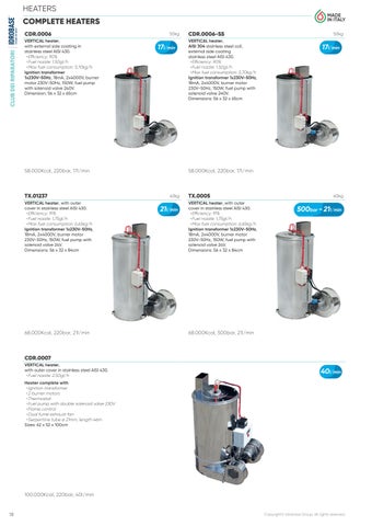 2026 - HP Washers Heater Spare Parts - ENG 第 18 页