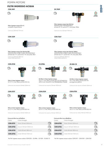 2026 - HP Washers Pump Components - ITA 第 17 页