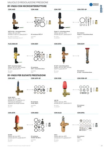 2026 - HP Washers Pump Components - ITA 第 23 页