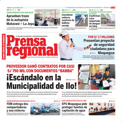 La Prensa Regional – Viernes 30 de octubre de 2026