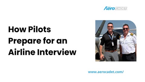 How Pilots Prepare for an Airline Interview