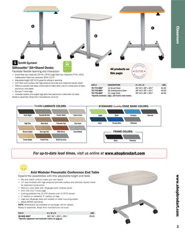 ShopBrodart US Desks and Tables 电子版 家具目录 第 3 页