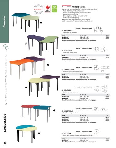 ShopBrodart CAN Desks and Tables 电子版 家具目录 第 12 页