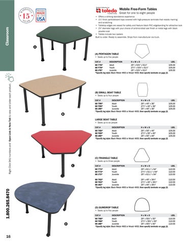 ShopBrodart CAN Desks and Tables 电子版 家具目录 第 16 页