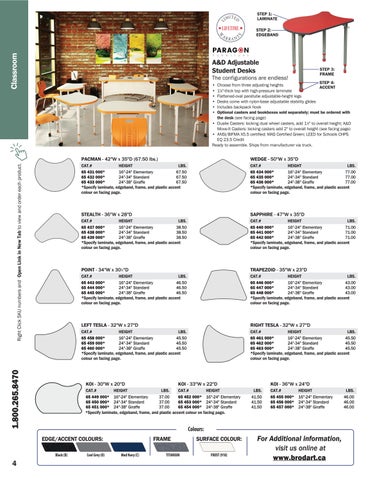 ShopBrodart CAN Desks and Tables 电子版 家具目录 第 4 页