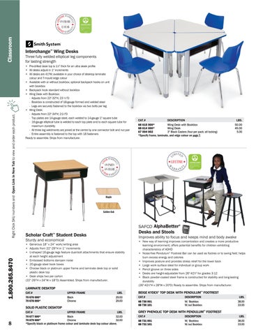 ShopBrodart CAN Desks and Tables 电子版 家具目录 第 8 页