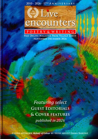 Guest editorials & Poets on Poetry of Live Encounters Poetry & Writing 2026